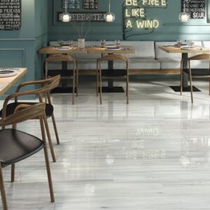 APE Mirage Polished Wood Bianco 9"x47"