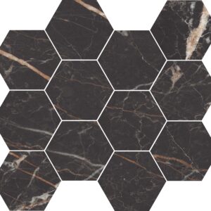 Rondine Canova Emperador 3" Hexagon Mosaic