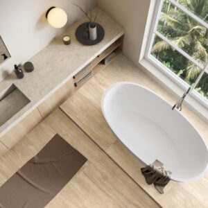 Savoia- Savage Wood 8"x48" Almond