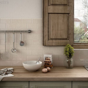 Equipe Cottage 3"x12" Cream Glossy