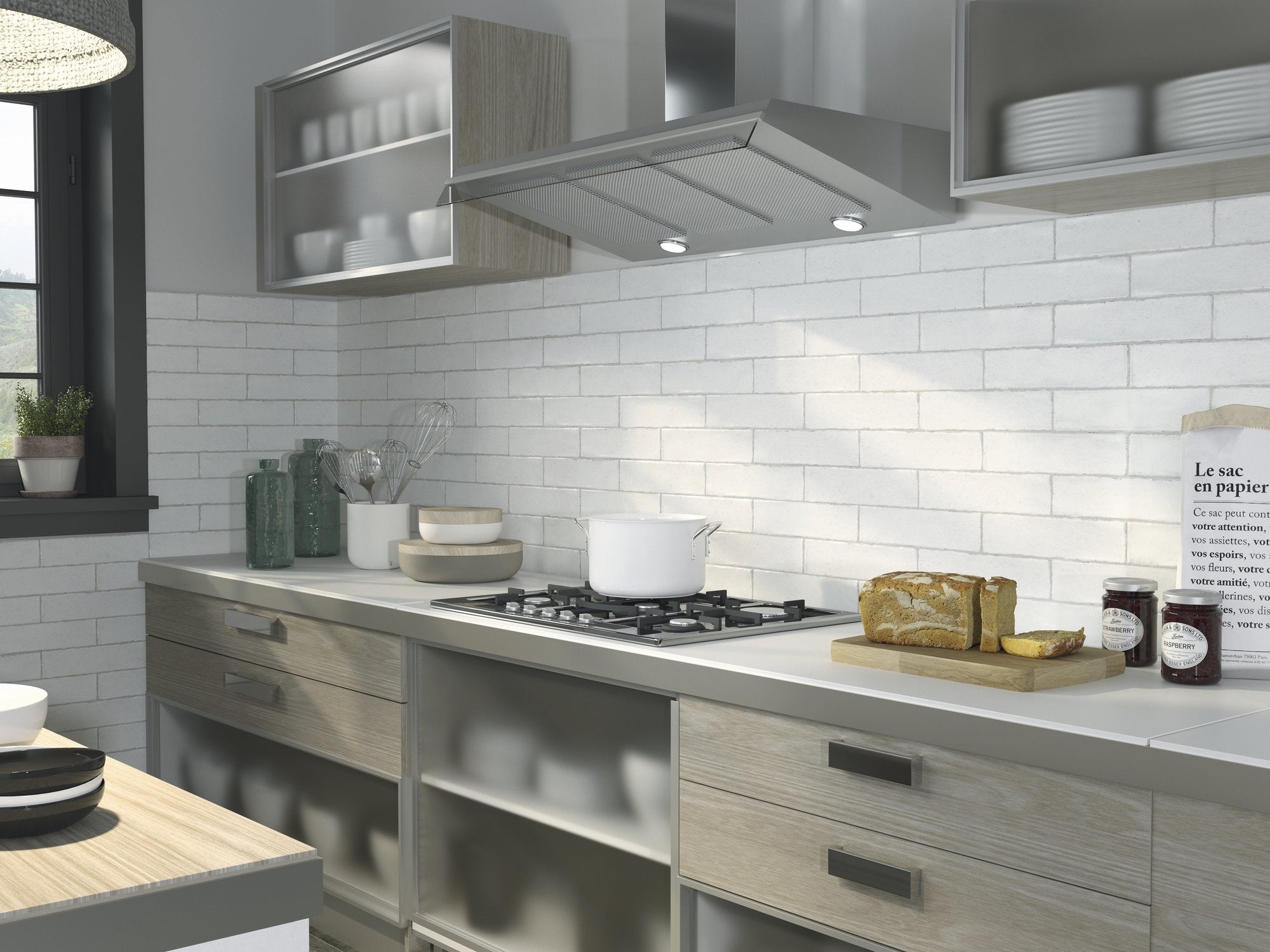 Ape Grupo- Altea Calpe White 3"x12" Glossy