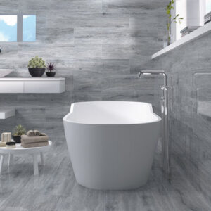 APE Quintessence Blue 9"x47" Premium Polished & Rectified Wood Tile
