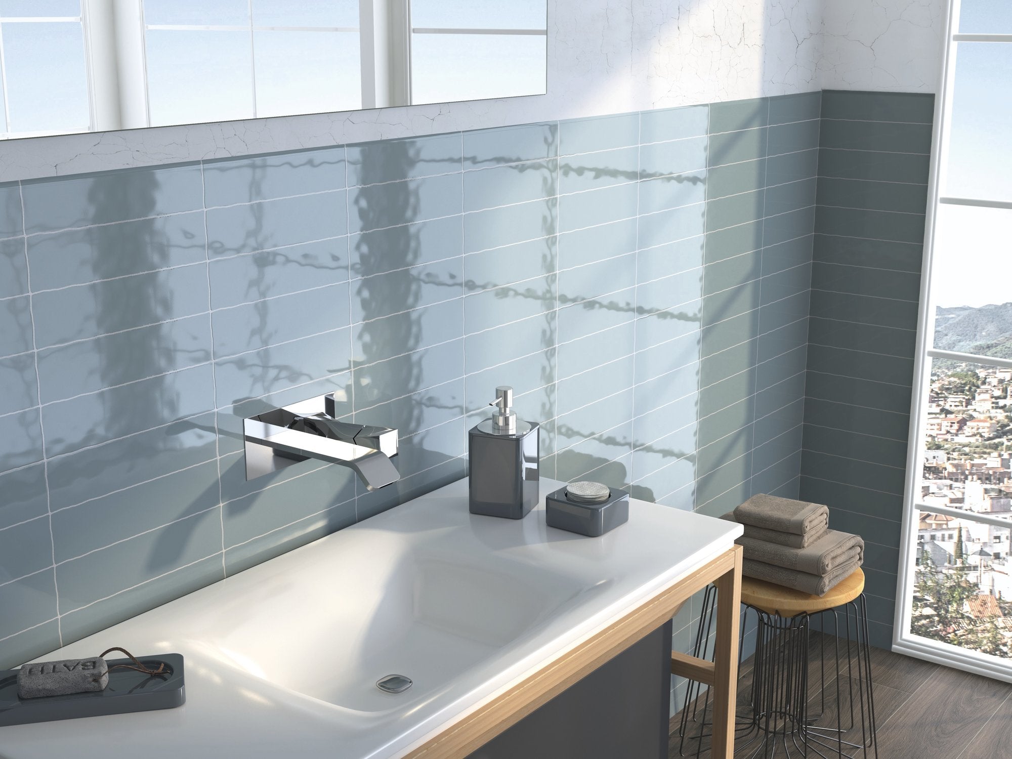 APE- Rustica Lake 3"x12" Glossy