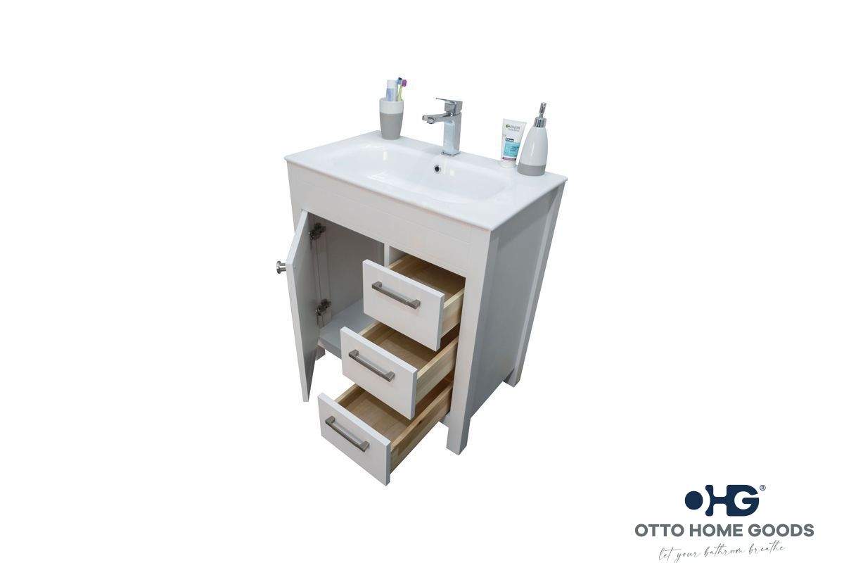 Aria White 30" Bathroom Cabinet - Image 2