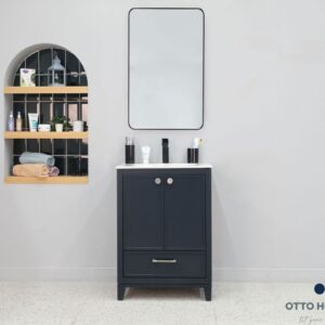 Frame Dark Gray 24" Bathroom Cabinet