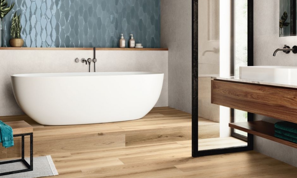 wood look porcelain plank tiles