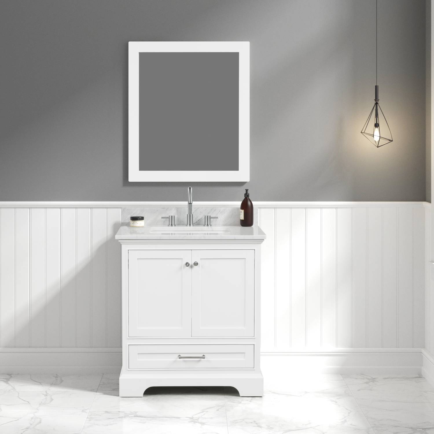 Copenhagen White 30" Vanity