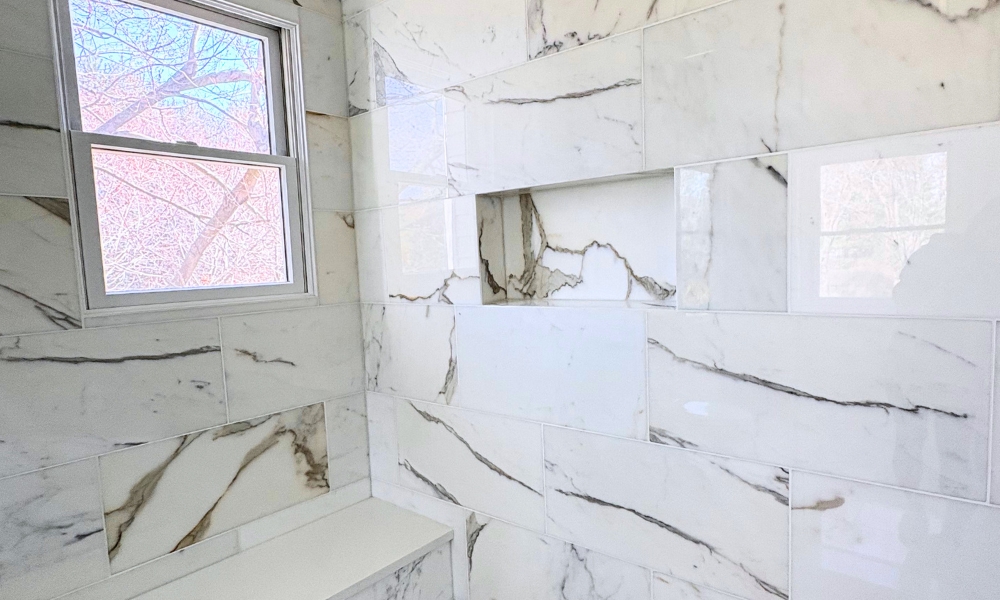 best tile for shower walls marble