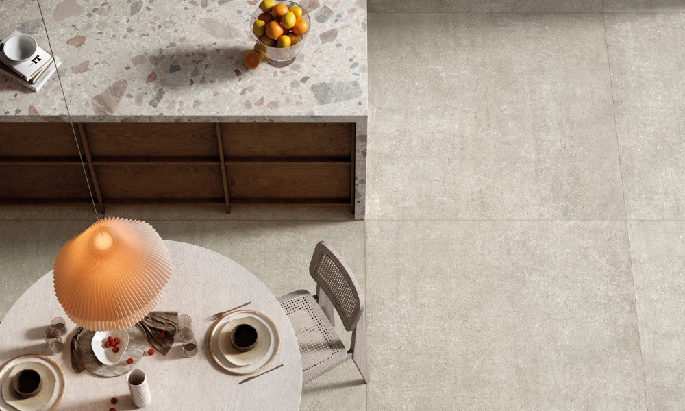 cement look kitchen floor tile