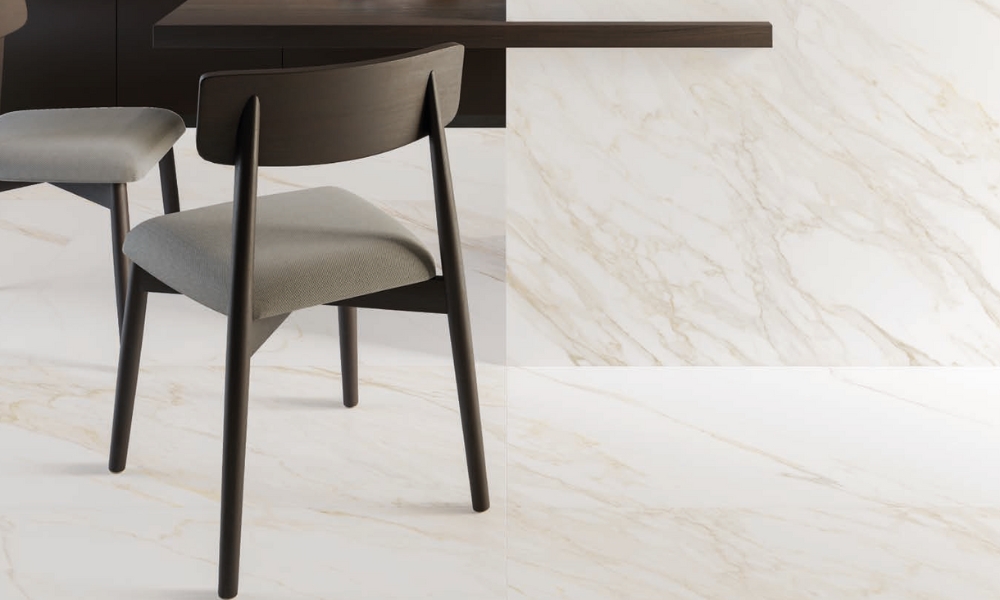 porcelain marble look kitchen floor tiles