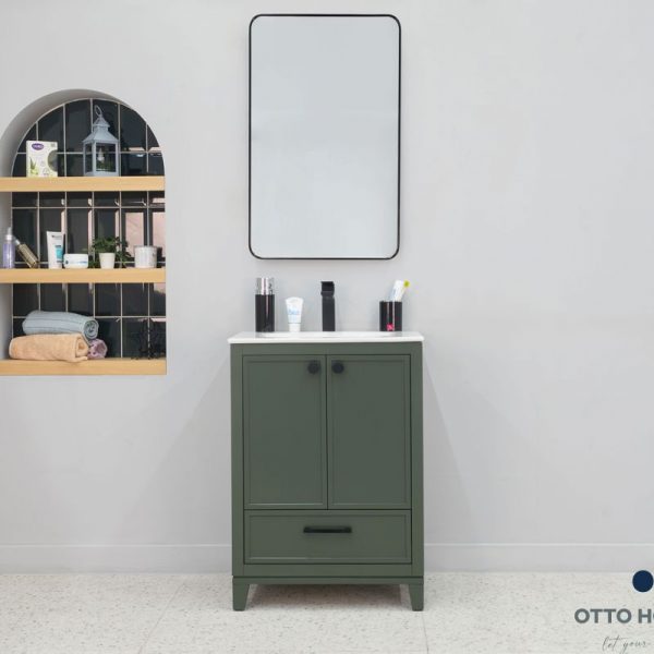 Frame Pine Green 24″ Bathroom Cabinet
