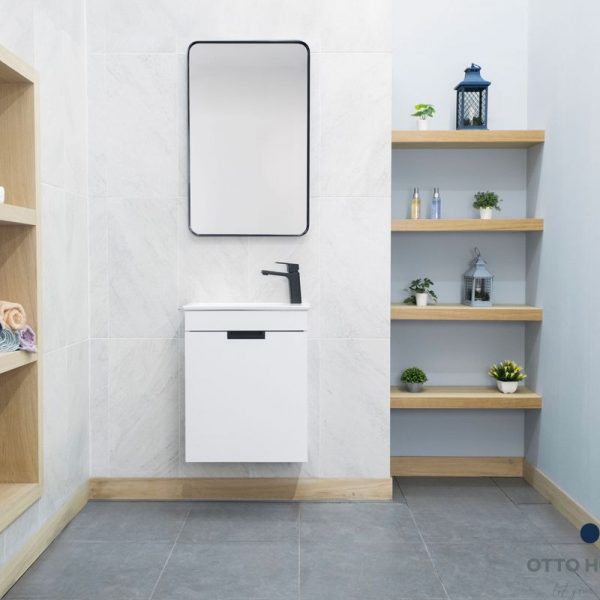 Luca White 20″ Bathroom Cabinet