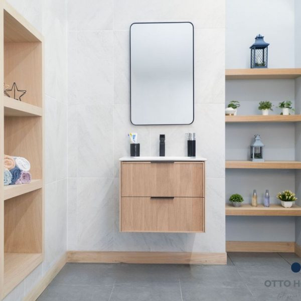Sorrento Natural OAK 24″ Bathroom Cabinet