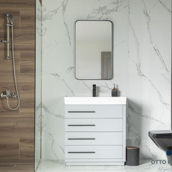 Adora 32″ Light Grey Bathroom Cabinet
