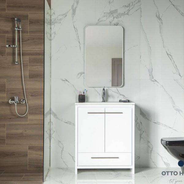 Arte 30″ White Bathroom Cabinet