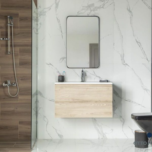 Simena 30″ Oak Bathroom Cabinet