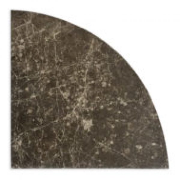 Corner Soap Dish- Dark Emperador Polished