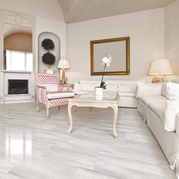 Savoia Evoque White 12×24 Matte and Polished