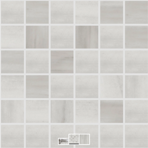 ALCO- Evoque Grey 2×2 Mosaic