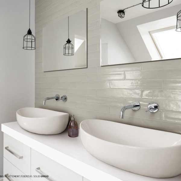 Rondine- Solid Grigio 2.5″x14.5″ Glossy