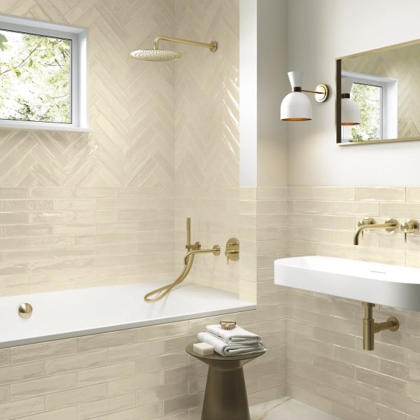 Ape- Mud Ivory 3″x12″ Glossy