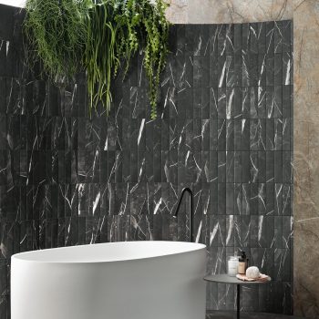 Marca Corona – Scultorea Dark Diamond Porcelain Subway Tile