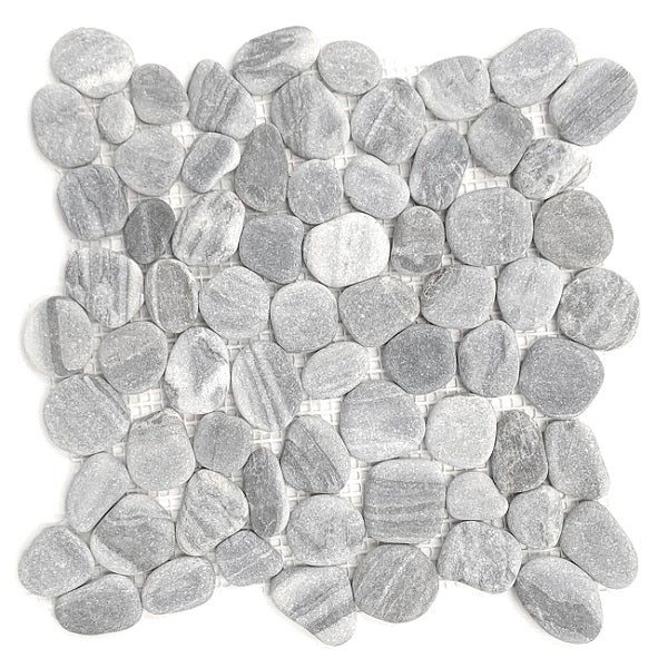 Procida Tile – Perla Level Grey River Rock