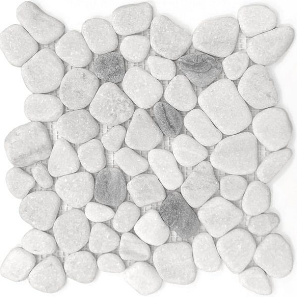 Procida Tile – Perla Level Mix River Rock