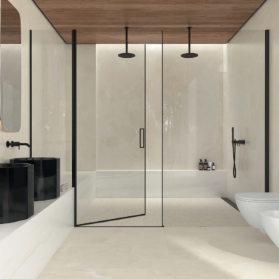 Marca Corona Scultorea Delicata Puro Avorio 24″x48″ Polished Porcelain
