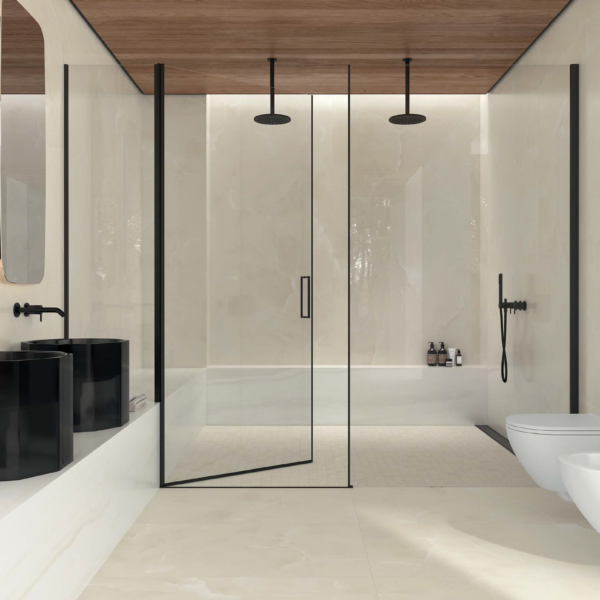 Marca Corona Scultorea Delicata Puro Avorio 24″x48″ Polished Porcelain