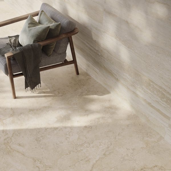 Cerdomus – Tibur Beige Vein Cut 24×24 Polished