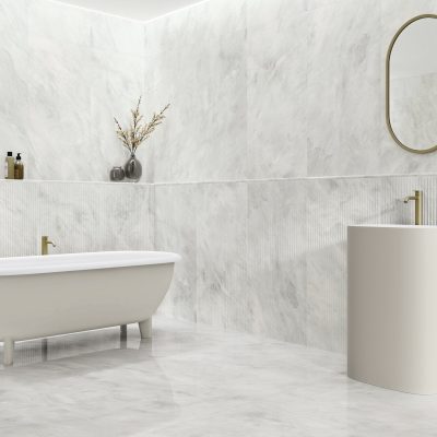 APE- Alexandria White – Porcelain Slab 4’x9′