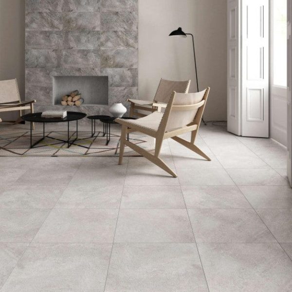 Halcon- Alamo Gris 18″x18″