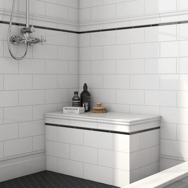 Subway White 4″x10″ Glossy