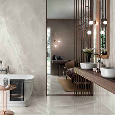 Cosmopolitan  CP05 White Crystal – Porcelain Slab 4’x9′