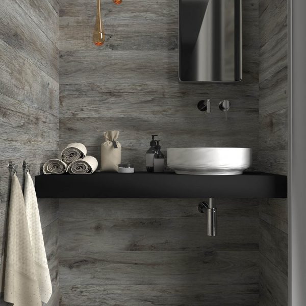 Savoia- Vintage Wood 8″x48″ Grigio