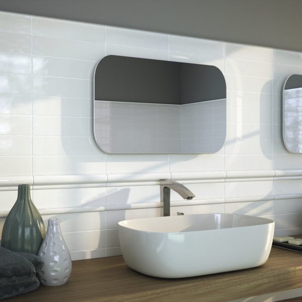 APE- Rustica White 3″x12″ Glossy