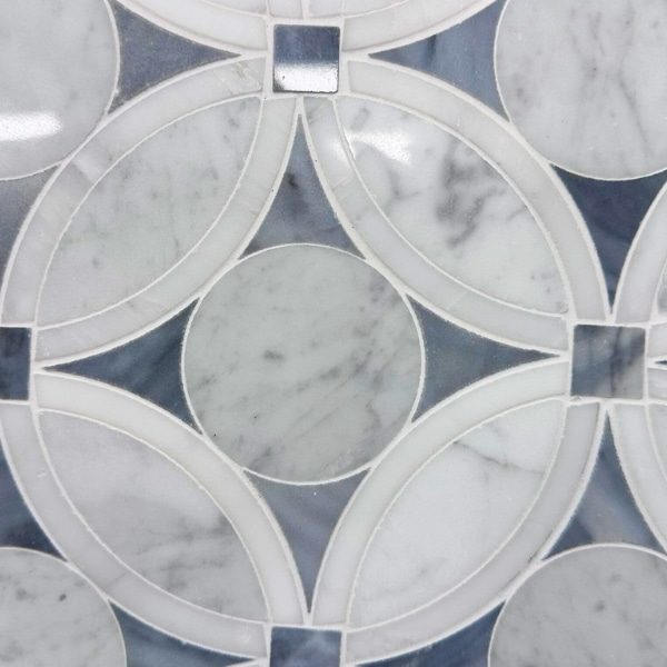marble waterjet tile